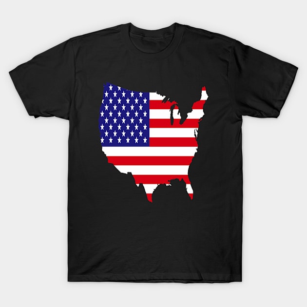 Flag usa T-Shirt by Top-you